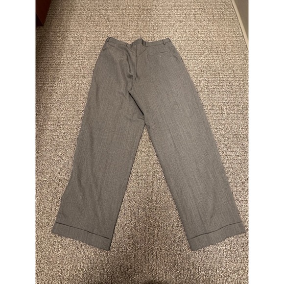 Pronto Uomo Grey Mens Slacks‎ 100% Wool Size 33 See Details - Picture 2 of 7